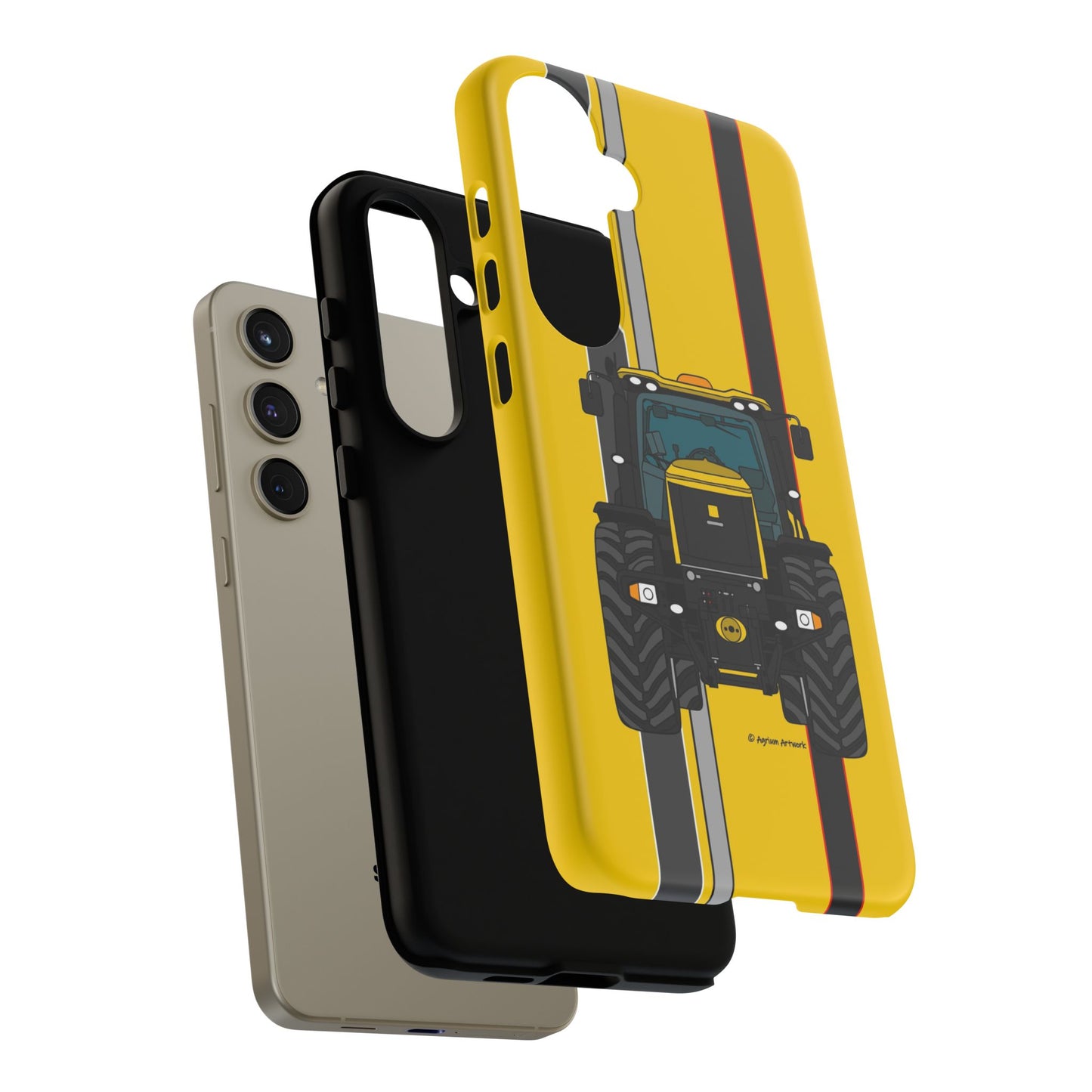 Yellow Fast Tractor #2 Tough Phone Case