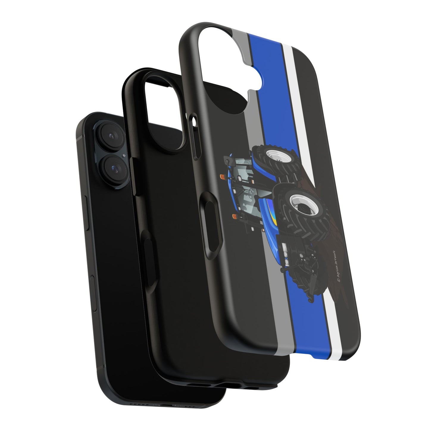 New Holland TM155 Tough Phone Case - Black