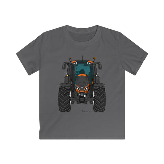 Valtra T Orange Tractor - Kids Cartoon T-Shirt