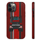 Dark Red Tractor #2 Tough Phone Case