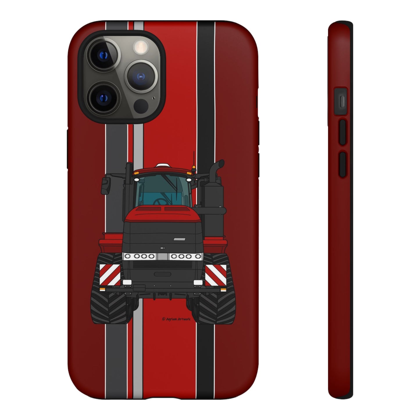 Dark Red Tractor #2 Tough Phone Case