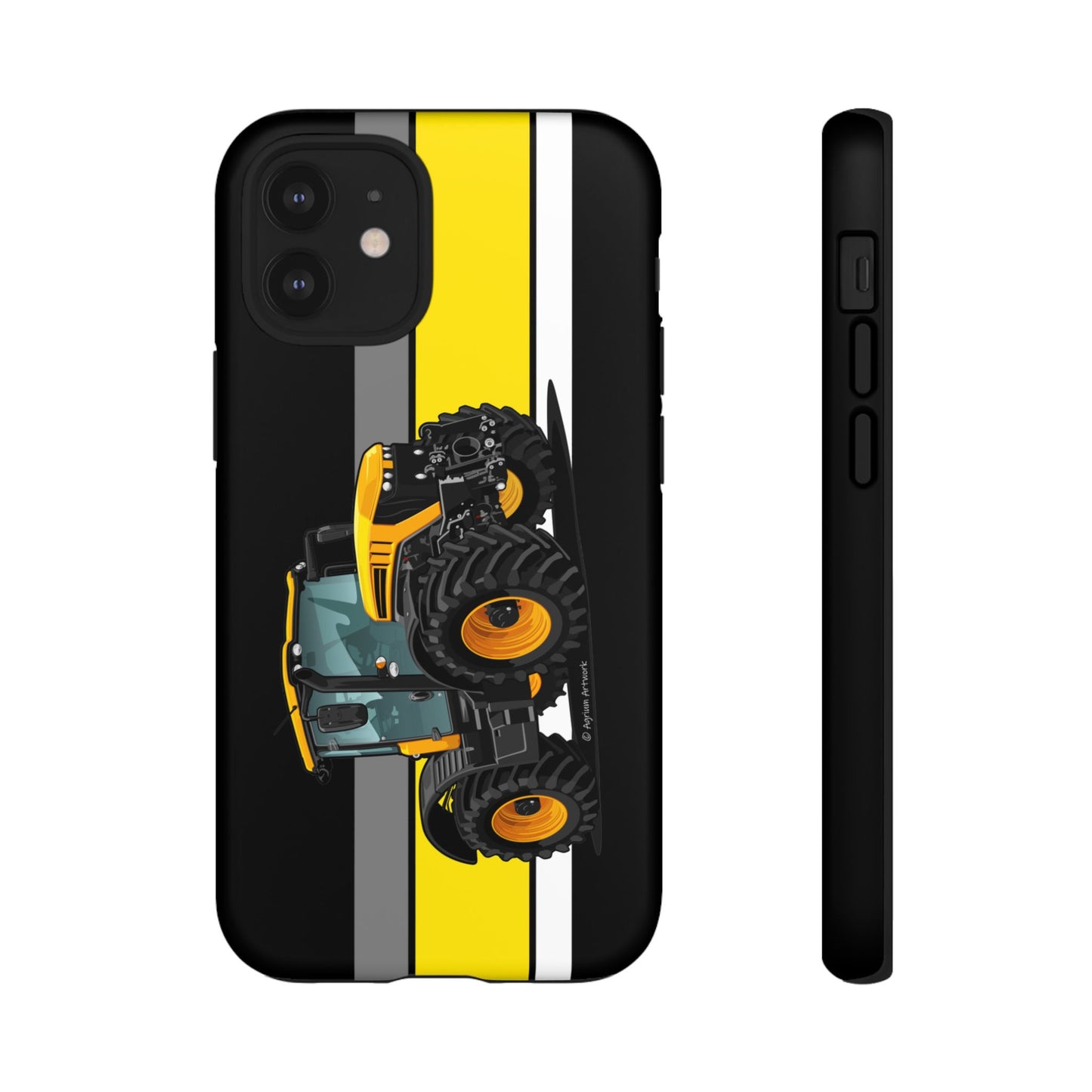 Yellow Fastrak 4000 Series Tough Phone Case - Black