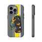 Yellow Fastrak 4000 Series Tough Phone Case - Grey