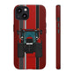 Dark Red Tractor #1 Tough Phone Case