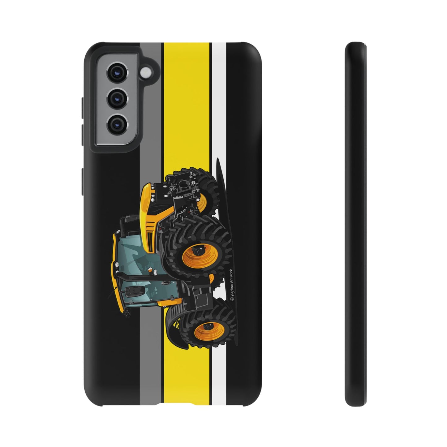 Yellow Fastrak 4000 Series Tough Phone Case - Black