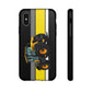 Yellow Fastrak 4000 Series Tough Phone Case - Black