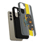 Yellow Fastrak 4000 Series Tough Phone Case - Grey