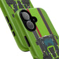 Lime Green Tractor #1 Tough Phone Case