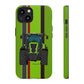 Lime Green Tractor #1 Tough Phone Case