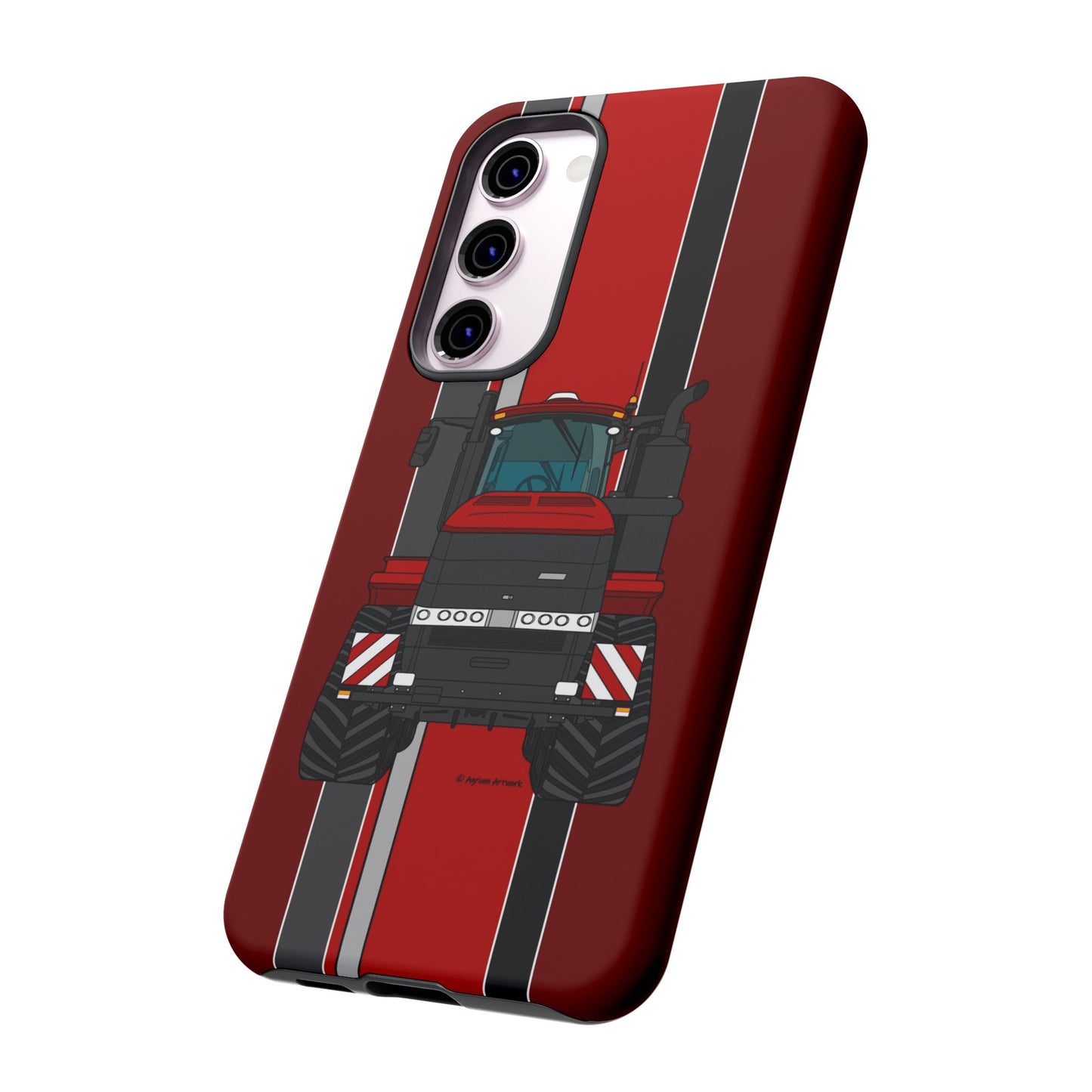 Dark Red Tractor #2 Tough Phone Case