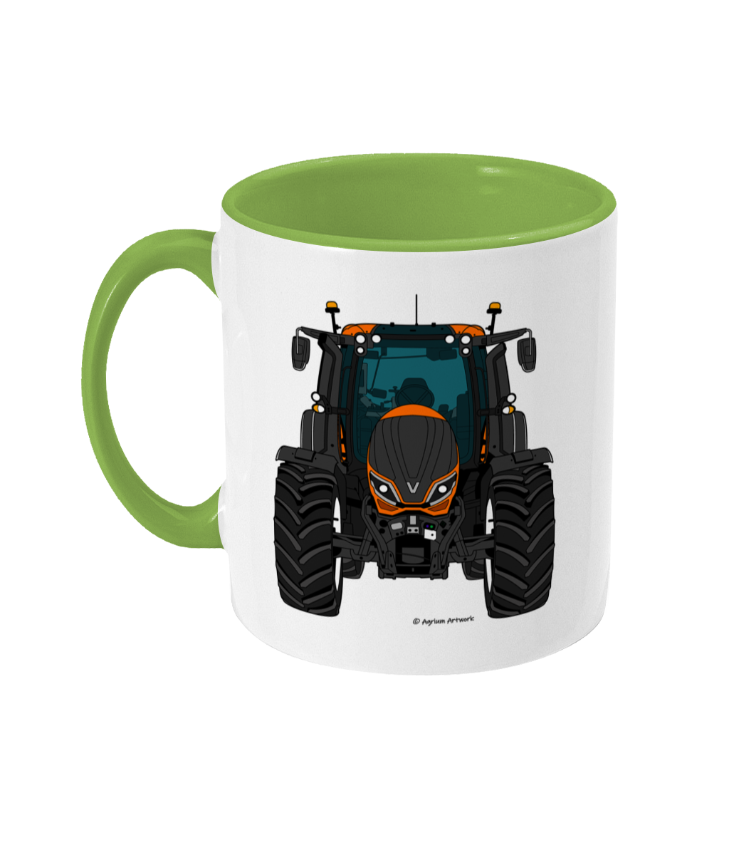 Orange Tractor #1 11oz Coloured Mug