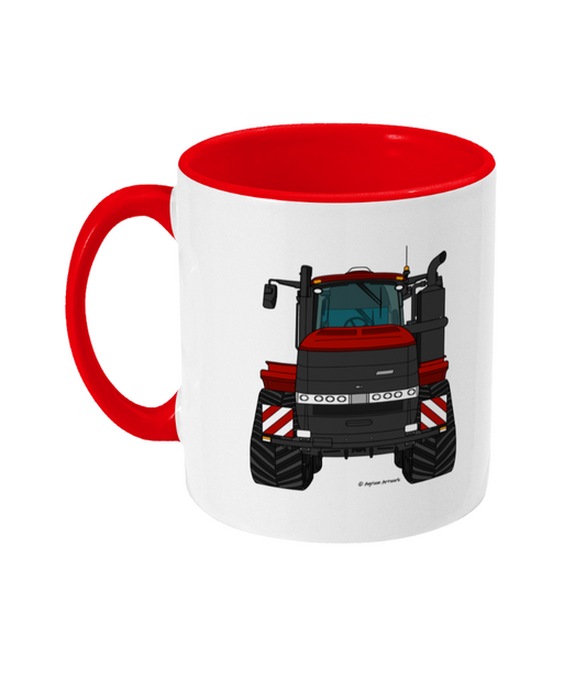 Dark Red Tractor #2 Coloured 11oz Mug