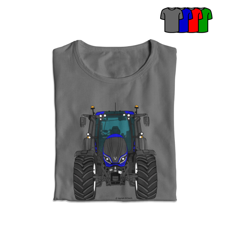 Valtra T Blue Tractor - Adult Classic Fit Cartoon T-Shirt