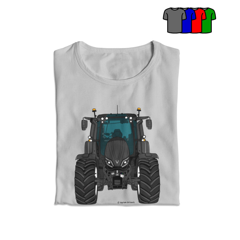 Valtra T  Grey Tractor - Adult Classic Fit Cartoon T-Shirt
