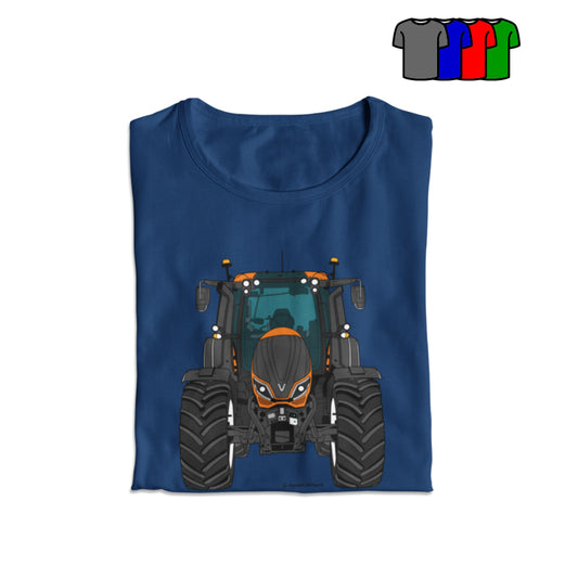 Valtra T Orange Tractor - Adult Classic Fit Cartoon T-Shirt
