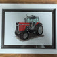 Massey Ferguson 390T Tractor - 8"x6" - Ian Leather Original Sketch