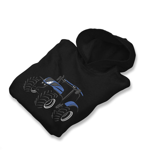 New Holland T7 Tractor - Kids Silhouette Hoodie