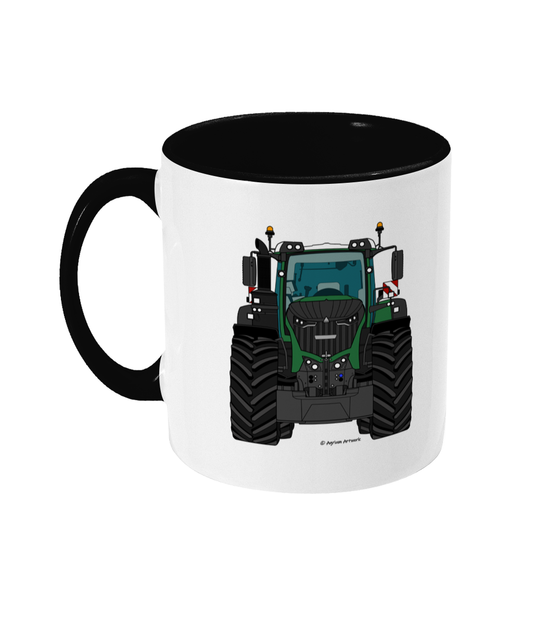 Olive Green Tractor #2 Coloured 11oz Mug