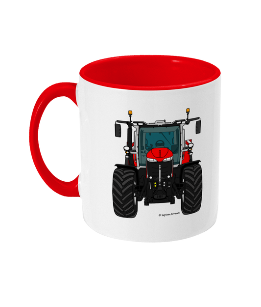 Red Tractor #2 Coloured 11oz Mug