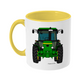 Green Tractor #3 11oz Coloured Mug