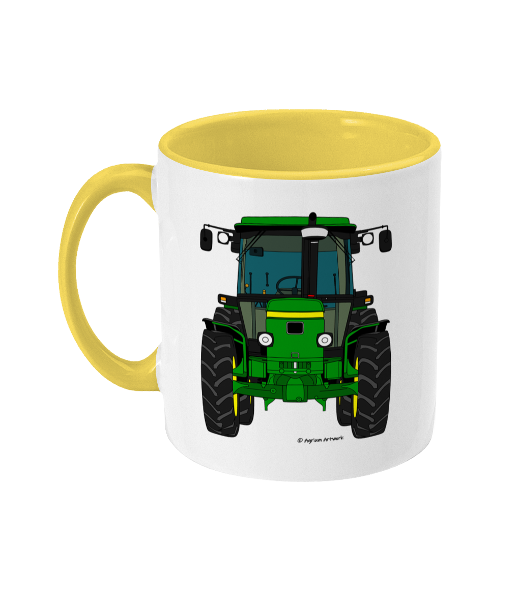 Green Tractor #3 11oz Coloured Mug