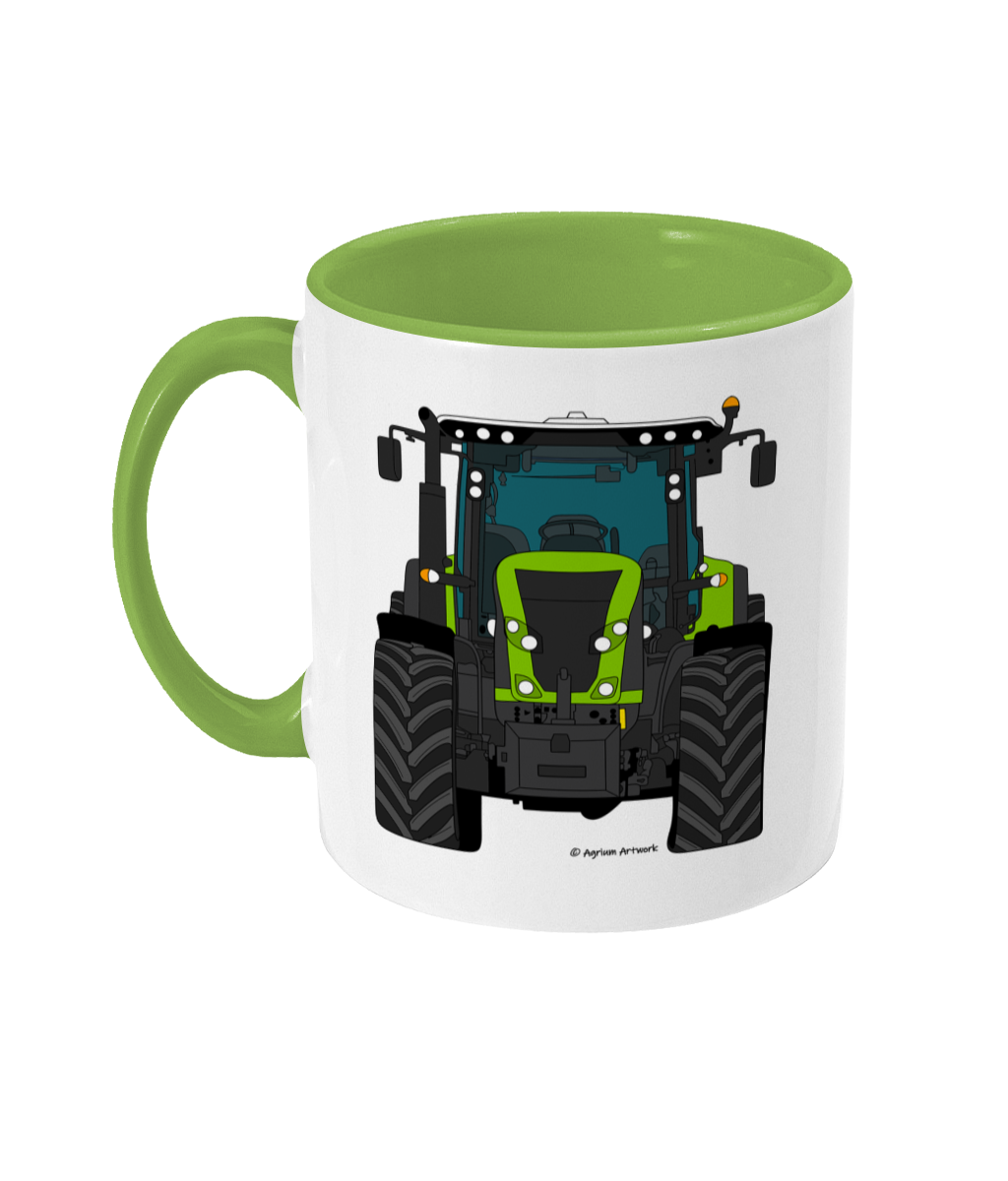 Lime Green Tractor #1 11oz Coloured Mug