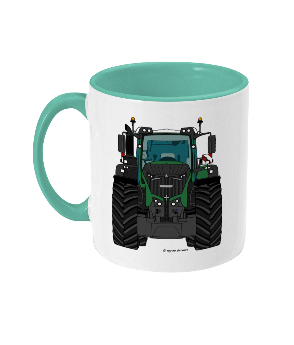 Olive Green Tractor #2 11oz Coloured Mug