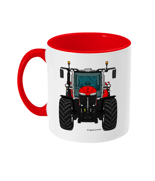 Red Tractor #2 11oz Coloured Mug