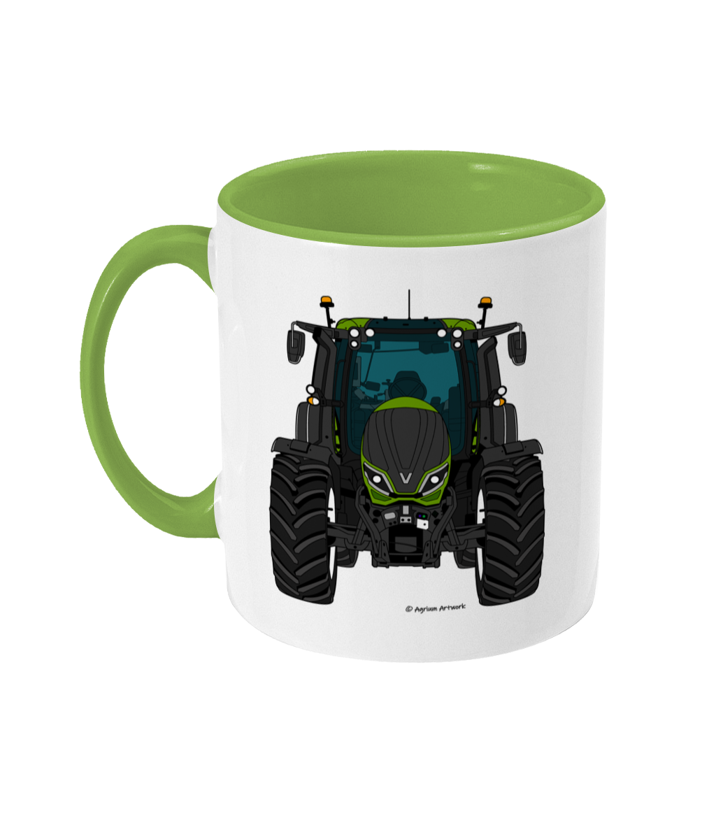 Green Tractor #4 11oz Coloured Mug