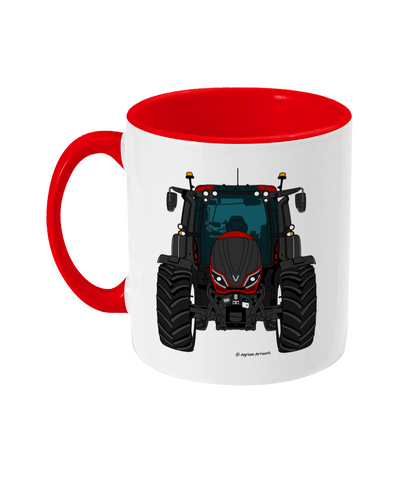 Maroon Tractor #1 11oz Coloured Mug