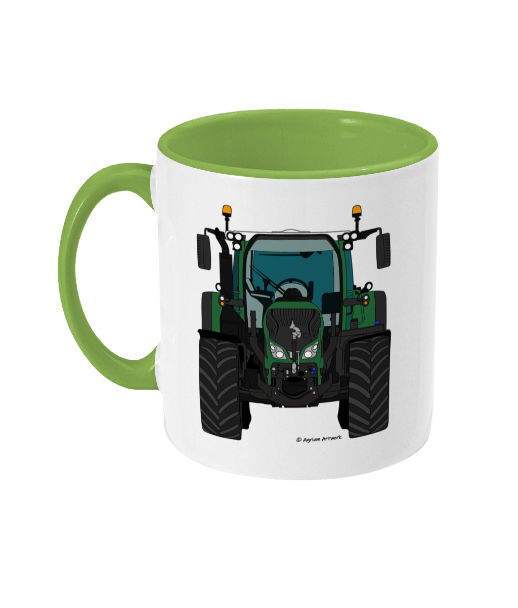 Olive Green Tractor #1 11oz Coloured Mug