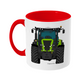 Lime Green Tractor #1 11oz Coloured Mug