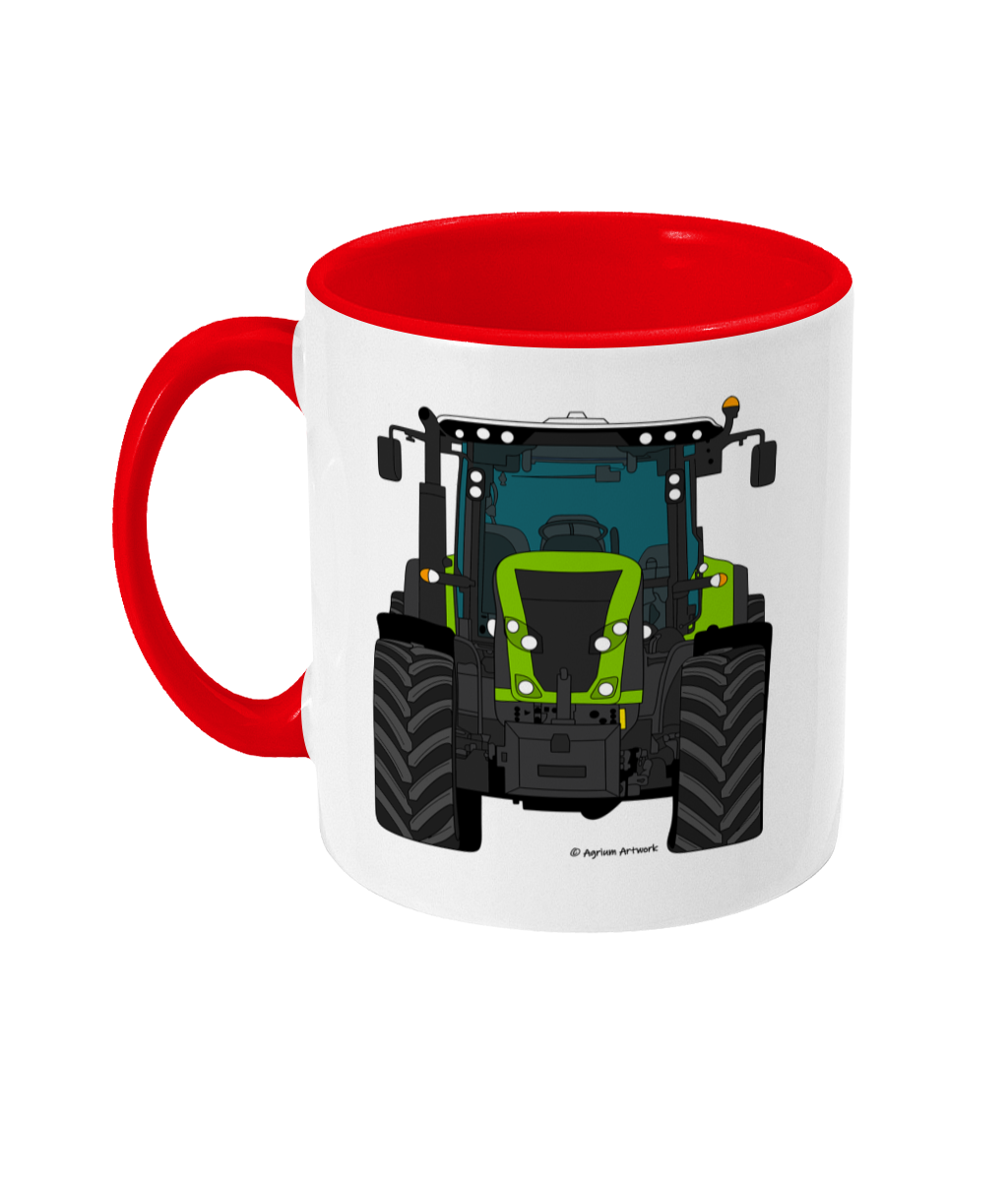 Lime Green Tractor #1 11oz Coloured Mug