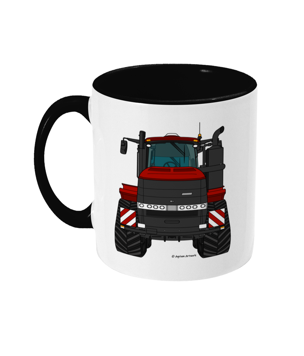 Dark Red Tractor #2 11oz Coloured Mug