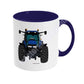 Blue Tractor #2 Coloured 11oz Mug