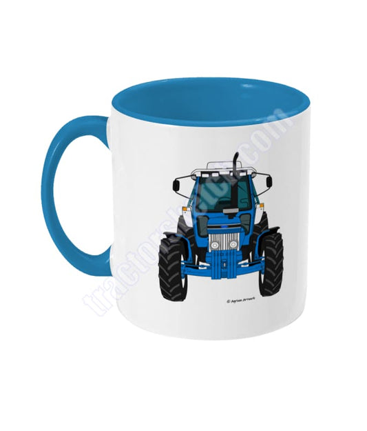 Blue Tractor #3 Coloured 11oz Mug
