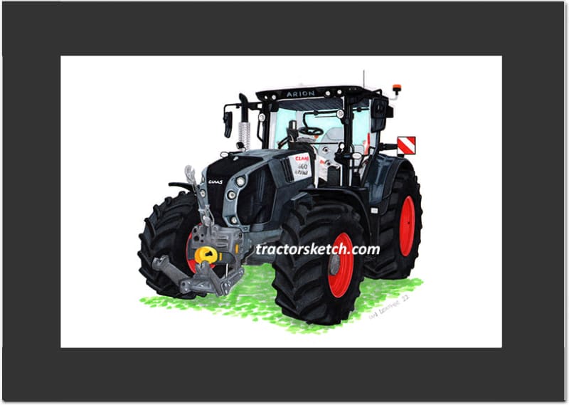 Claas Arion 660 Grey Tractor