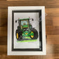 John Deere 6810 Tractor Artwork - 6"x8" - Ian Leather Original Sketch