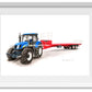 New Holland T6080 & Marshall Bale Trailer