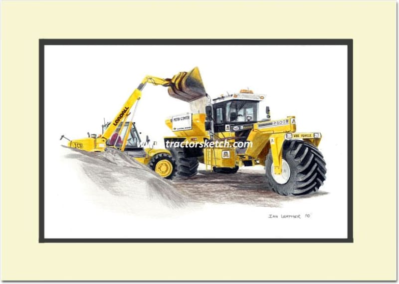 Big A Spreader & JCB Loadall - tractorsketch.com
