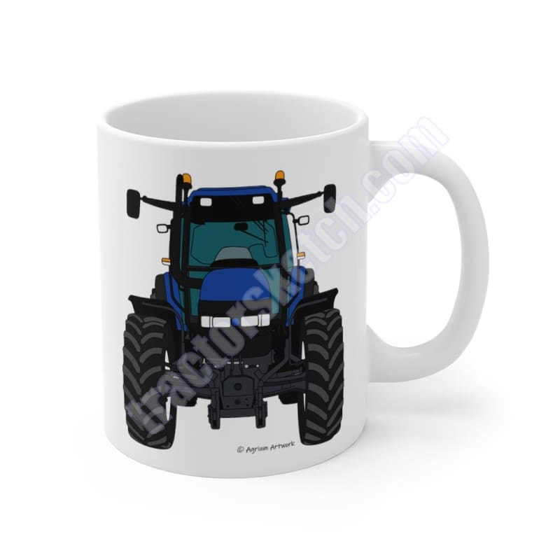 New Holland TM150 TM165 Tractor Coffee Mug Mugs Blue #2