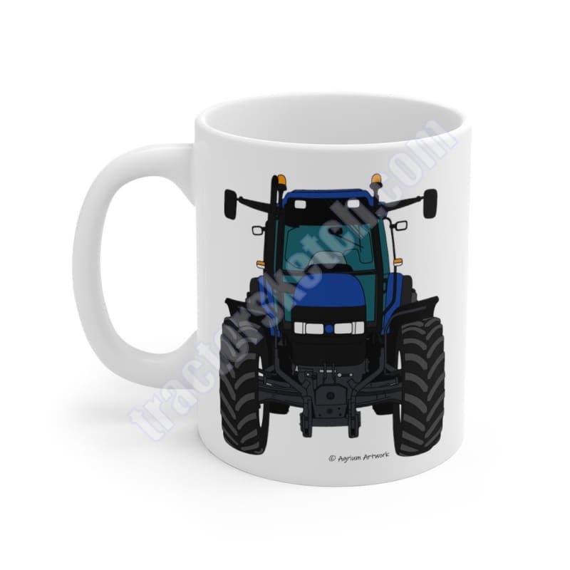 New Holland TM150 TM165 Tractor Coffee Mug Mugs Blue #2