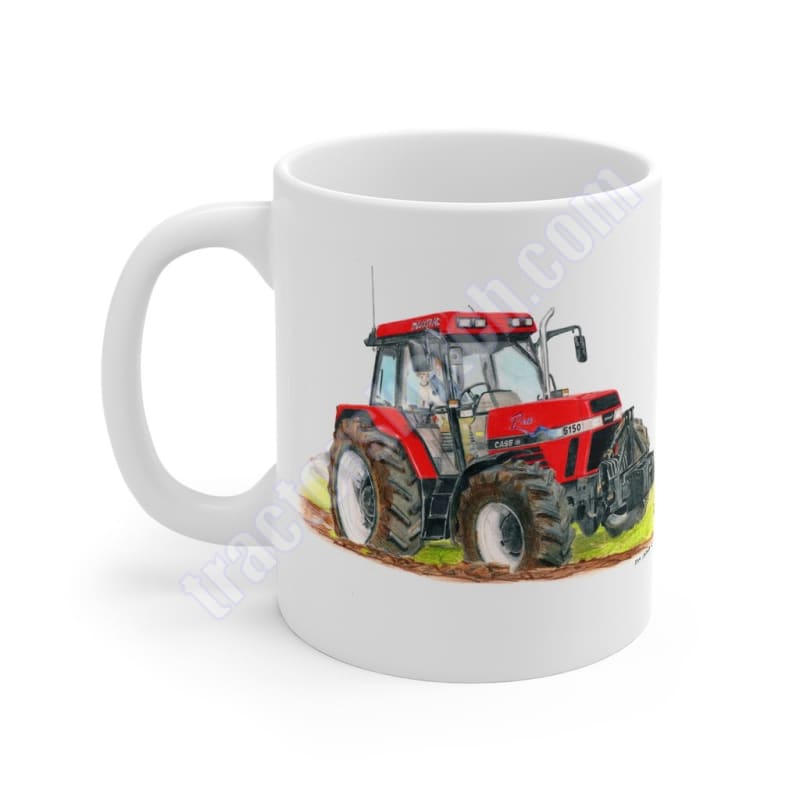 Case IH 5150 Ploughing Tractor Ceramic Mug 11oz