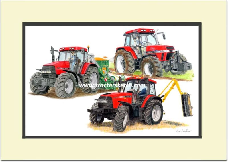 Case IH Limited Edition Trio - tractorsketch.com