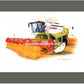 Claas Lexion 600 Terra Trac Combine Harvester - tractorsketch.com