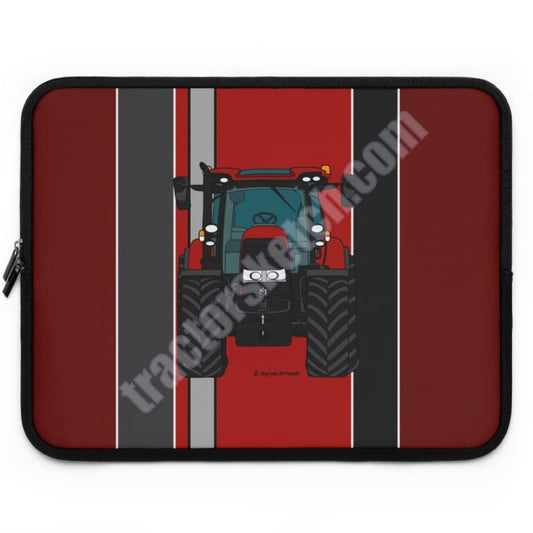 Dark Red Tractor #1 Device Sleeve for Laptops Apple iPad 