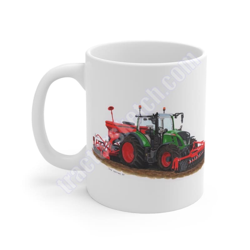 Fendt 724 Tractor & Drill/Press Coffee Mug Mugs Tea Cup