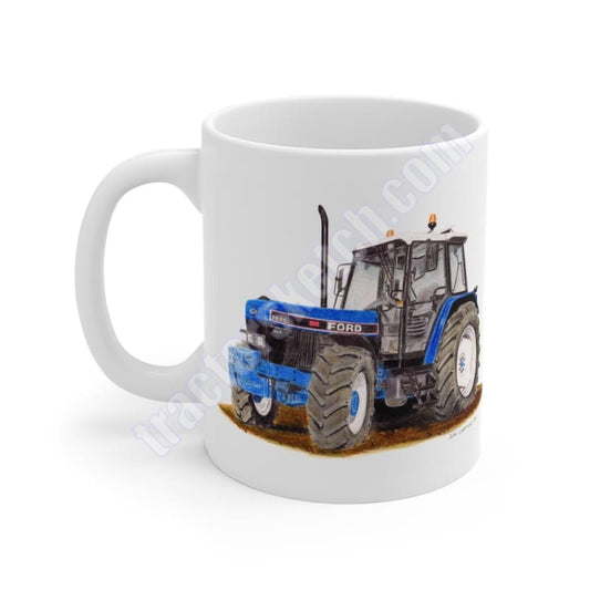Ford 7840 Tractor Ceramic Mug 11oz