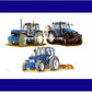 Ford/New Holland Limited Edition Trio - tractorsketch.com