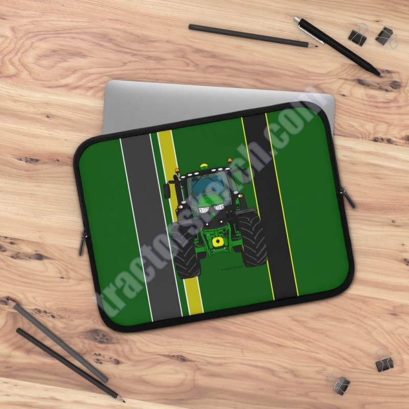 Green Tractor #1 Device Sleeve for Laptops Apple iPad Amazon